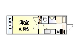 愛宕橋駅 徒歩2分 3階の物件間取画像